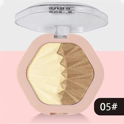 Inspired Finds 2 Color Cream Blush Palette Contour And Highlight Blush Duo Face Makeup golden Glow