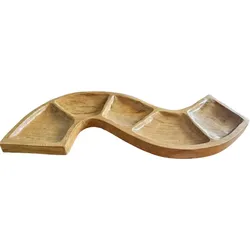 Snake Shaped Teak Bowl Aprox 55cm