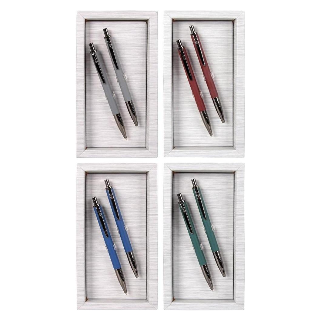 Cresco Stift + Bleistift automatisch. Titan-Geschenkbox des Gewinners (2x) (501705)