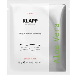 18g KLAPP Aloe Vera Triple Action Soothing Sheet Mask