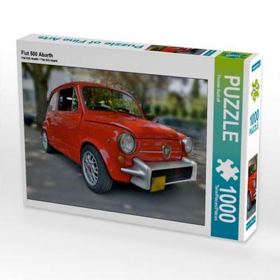 CALVENDO Puzzle Fiat | 1000 Teile Lege-Größe 64x48cm Foto-Puzzle für glückliche Stunden