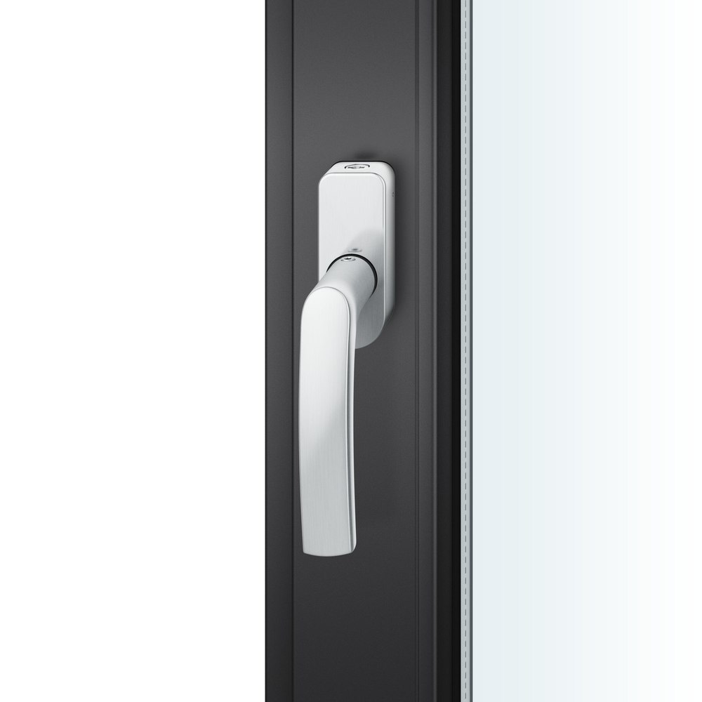 FSB Fenstergriff 34 1015, abschließbar, oval,Vierkant 7/34, gleichschließend, edelstahl fein matt 0 34 1015 17051 6204