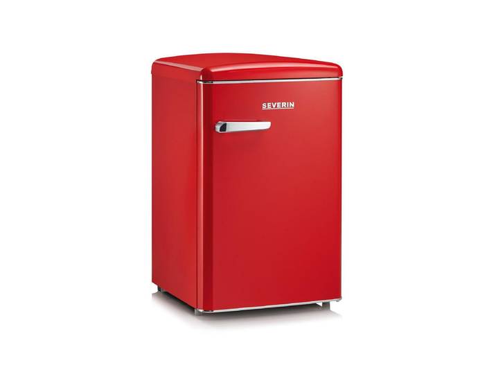 SEVERIN Kühlschrank, Energieeffizienz: D, rot, Rechtsanschlag, Kühlschränke, Kühlschrank