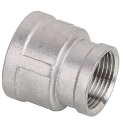 Edelstahl Reduziermuffe V4A Gewindefitting - 3" x 2 1/2"