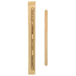 MONOUSO - Holz Rührstäbchen Ummantelter 11cm (1.000 Stück)