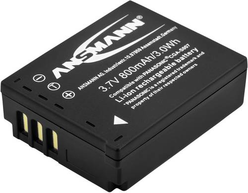 Ansmann A-Pan CGA S007 Kamera-Akku ersetzt Original-Akku (Kamera) CGA-S007E, CGA-S007 3.7 V 800 mAh