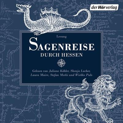Sagenreise durch Hessen - Johann Georg Theodor Grässe,Brüder Grimm, Audio, 9783844544695