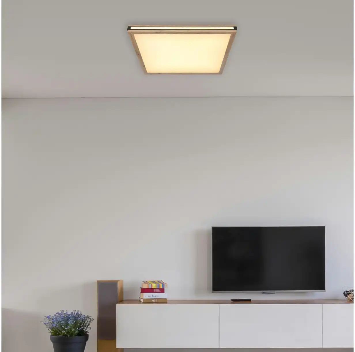 Globo Lighting Deckenleuchte   ¦ weiß ¦ Maße (cm): B: 60 H: 7,5
