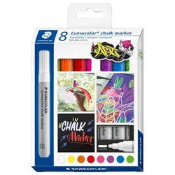 STAEDTLER Lumocolor chalk marker Kreidemarker, farbsortiert
