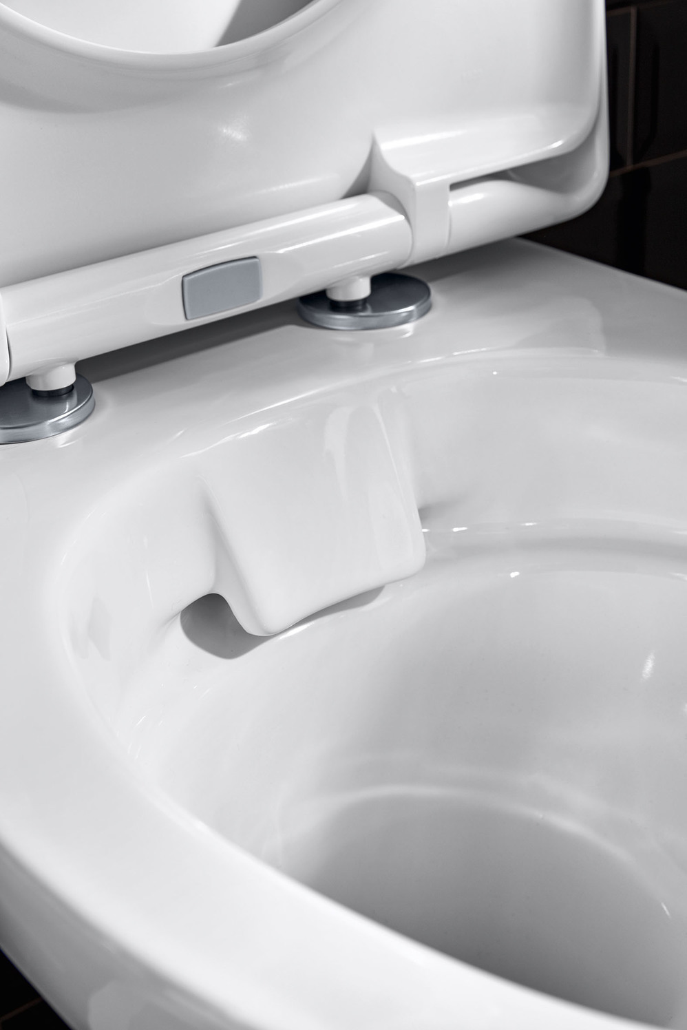 VIGOUR Wand-WC clivia plus +5cm ohne Spülrand 54 cm weiß PflegetectPLUS