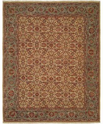 KALATY Sonata Sahara Sand / Blue Ice Hand-knotted Area Rug