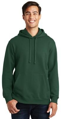Port & Company PC850H Fan Favorite Fleece Pullover Hooded Sweatshirt in Forest Green size 3XL   Cotton/Polyester Blend