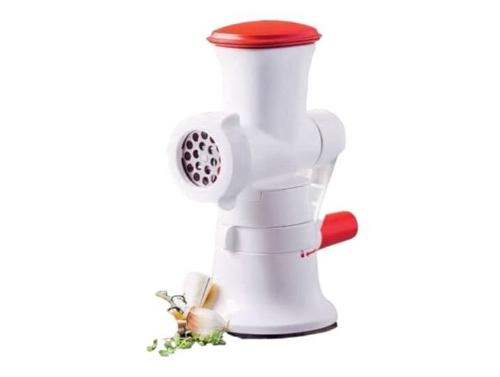 TUPPERWARE Chef Profi-Chef D205 weiß-rot Fleischwolf Mahlen Faschier Meister