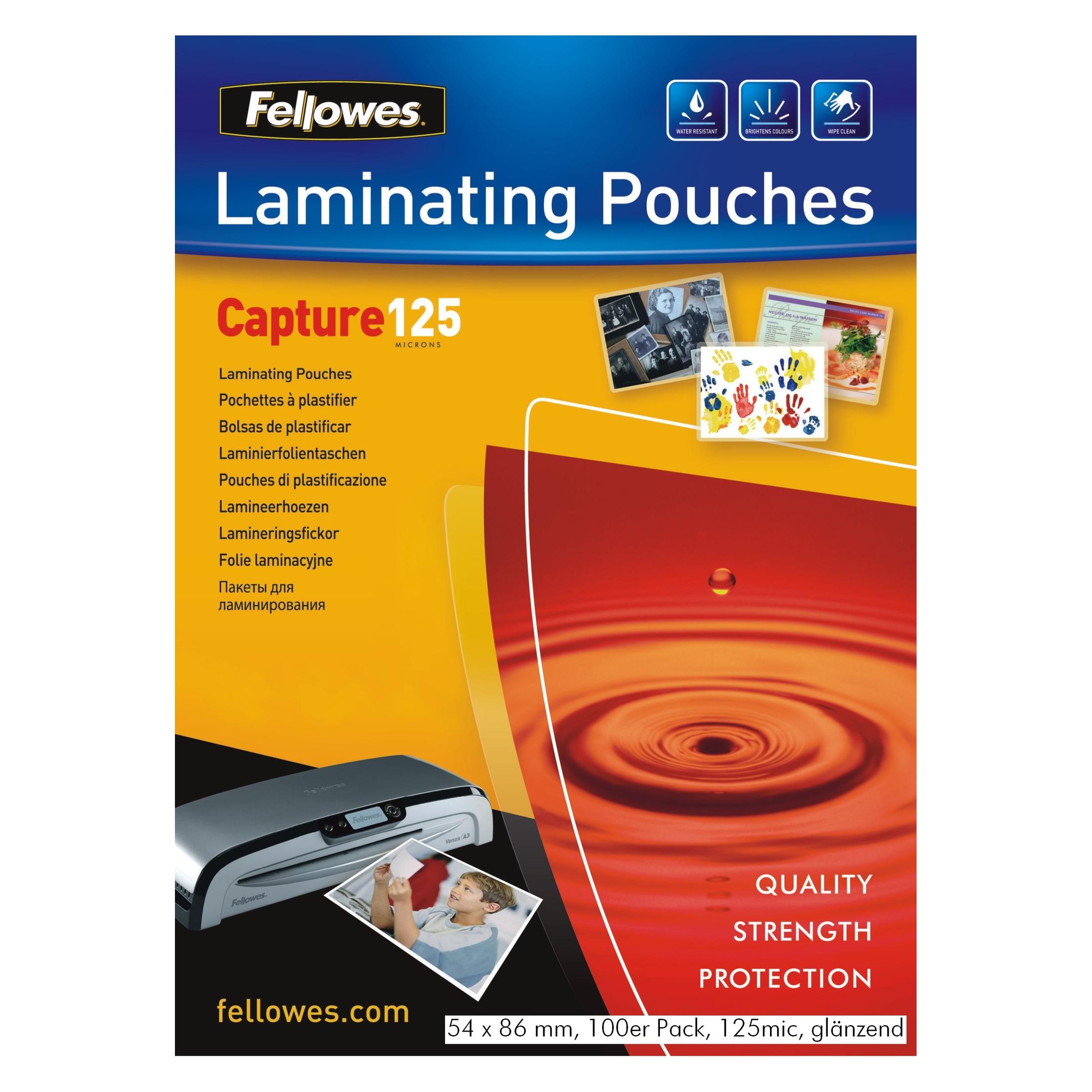 Fellowes Capture 125 (ID-Kartenformat, 100 Stk., 125 µm) (5306302)