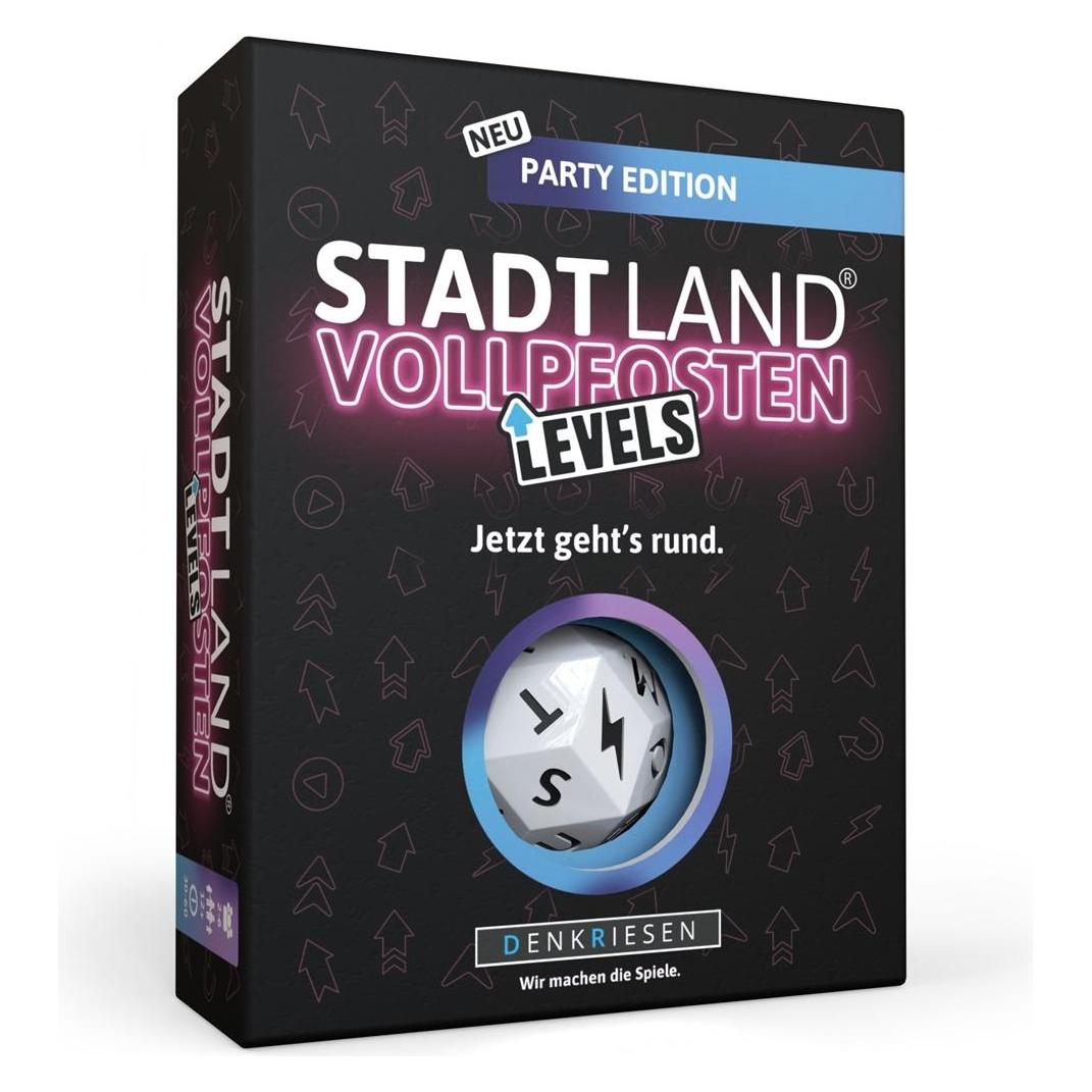 Denkriesen Stadt Land Vollpfosten - Levels Party Edition (d) (Deutsch, 2 - 6 Spieler) (SL6014)