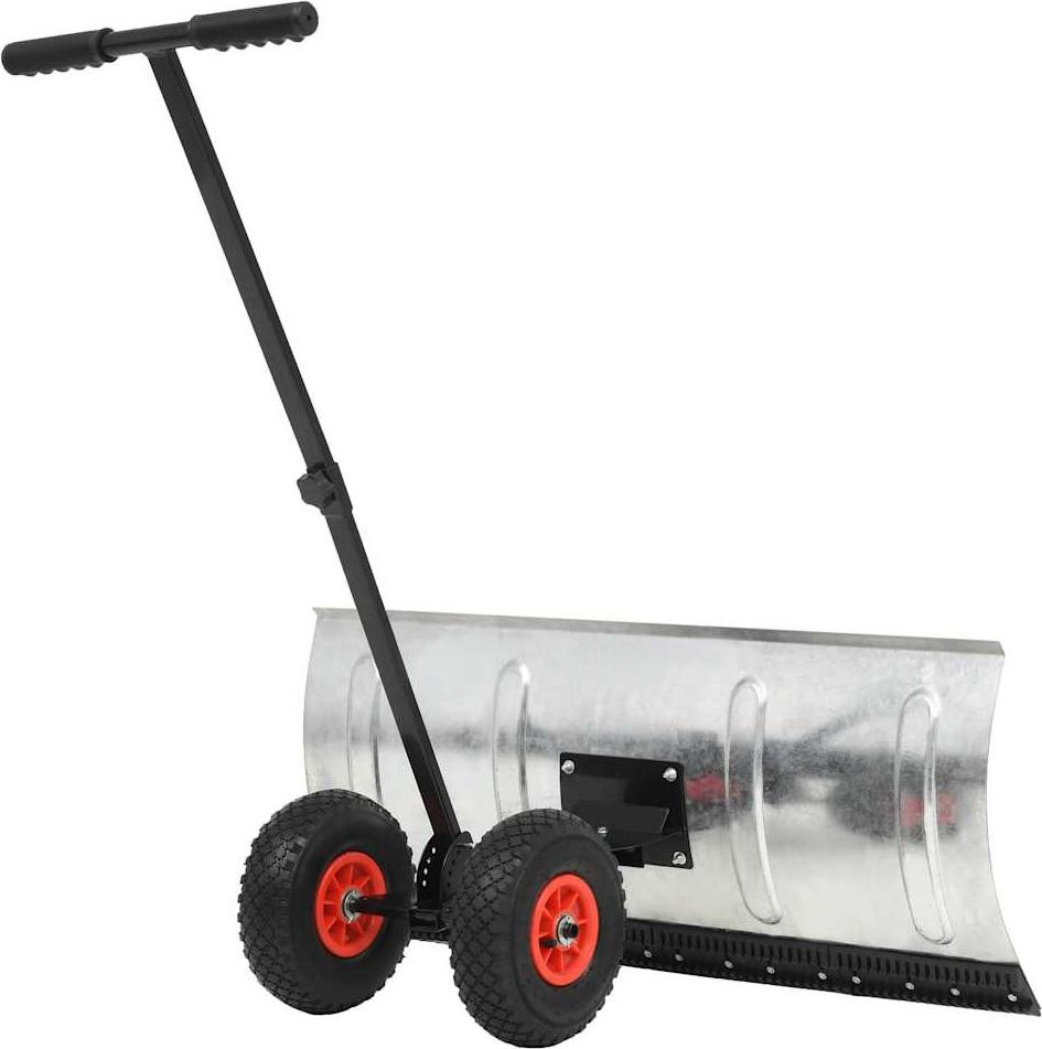 vidaXL Hand sneeuwschuiver met wielen, 100 x 44 cm