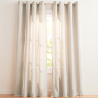 Porch & Den EXCLUSIVE HOME Loha Linen Grommet Top Curtain Panel Pair