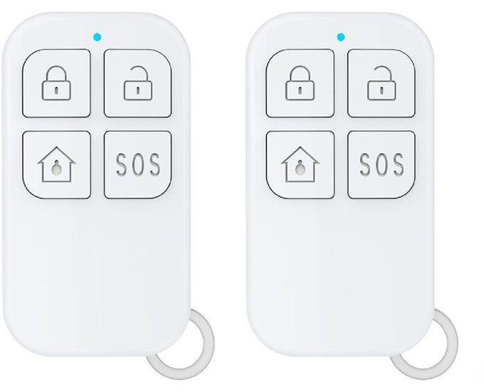 Set van 2 KYF extra afstandsbedieningen geschikt voor KYF-ALARM-012 alarmsystemen