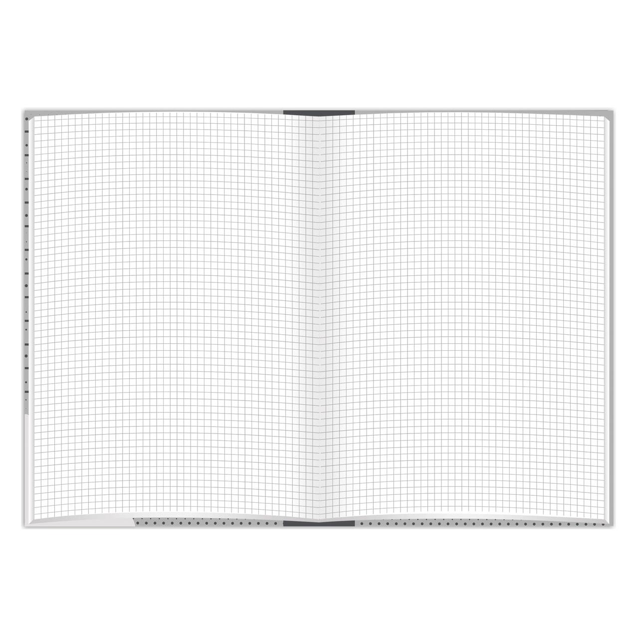 Rnk Verlag Notizbuch "Pastell", DIN A5, kariert, grau (A5, Kariert, Harter Einband) (46804)