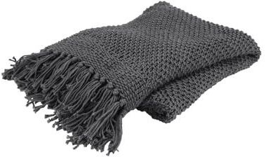 "Rizzy Home Knitted Solid Color Throw, 50""X60"""