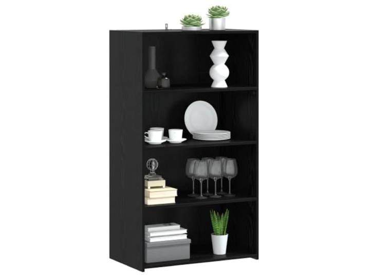 vidaXL Highboard Schwarz Eichen-Optik 70 x 41 x 124 cm Holzwerkstoff
