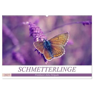 Schmetterlinge im Fokus (Wandkalender 2027 DIN A2 quer), CALVENDO Monatskalender