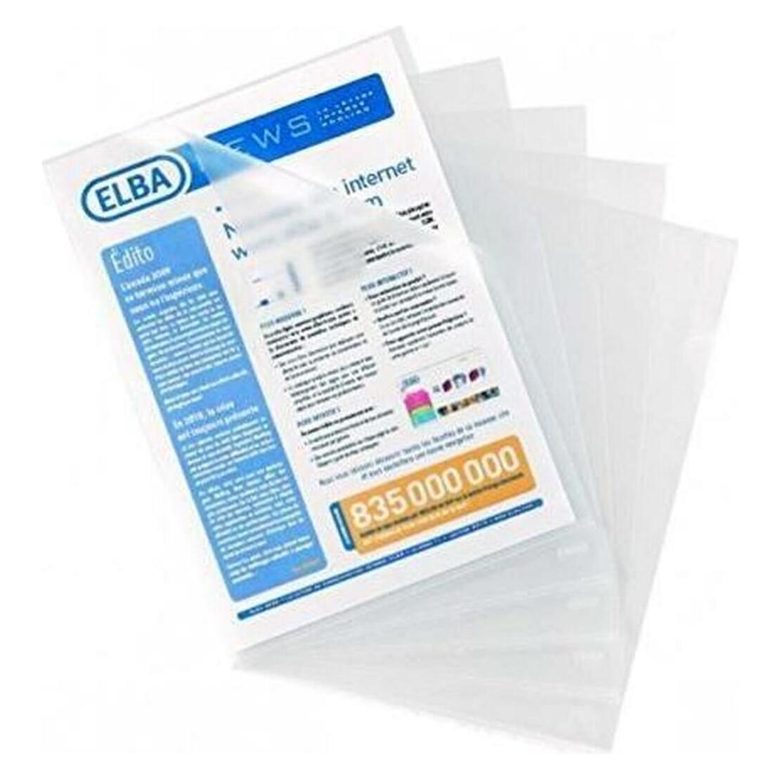 Elba Portfoliomappe 400005376 Durchsichtig 100 Stück (A4, 100x) (42826262)
