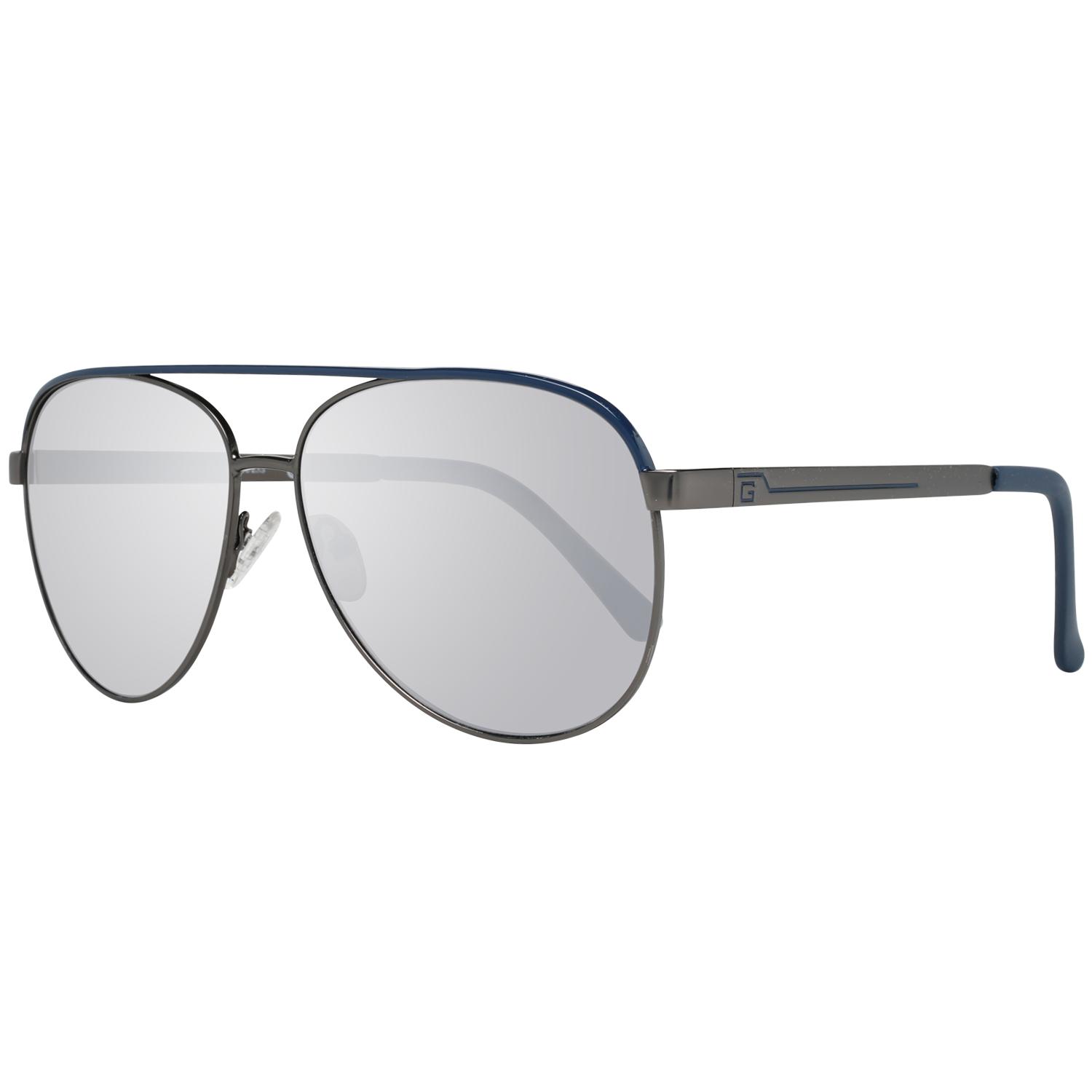 Guess GF0172 08C gunmetal grijs gespiegelde zonnebril