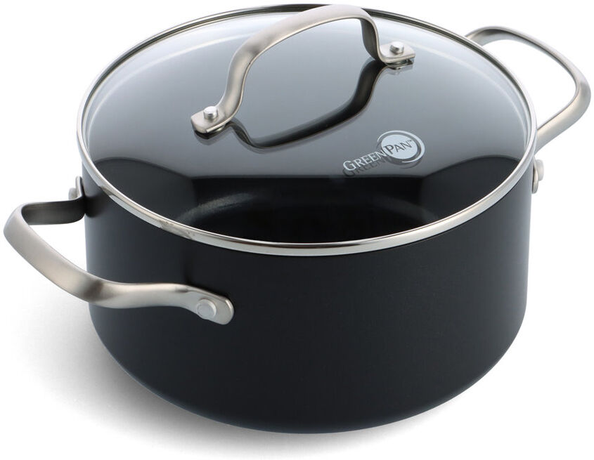 GreenPan Copenhagen PFAS Free Non Stick Casserole Satin Black 3.10/20"
