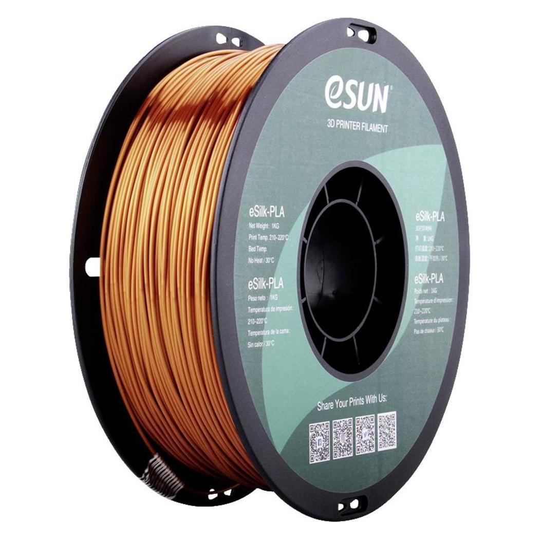 eSUN eSilk-PLA (PLA, 1000 g, 1.75 mm) (eSilk-PLA Copper)
