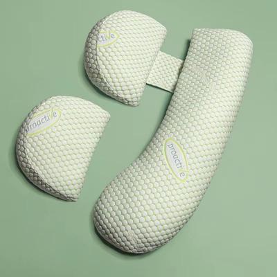 Inspired Finds Multifunctional Pregnancy Pillow Full Body Maternity Sleeping Cushion & Nursing Support For Moms updated Type Green