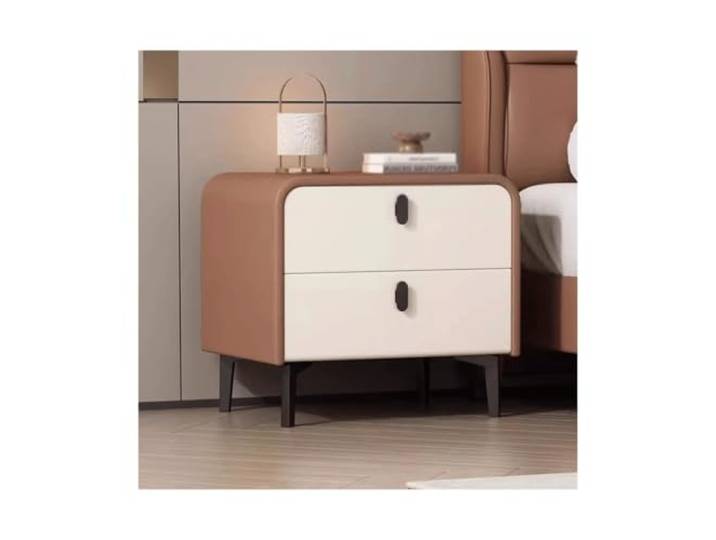 YCCHAH Bett mit Stauraum Nachttisch, Einfacher Moderner Massivholz-Aufbewahrungsschrank, Schlafzimmer-Aufbewahrungsschrank Desktop