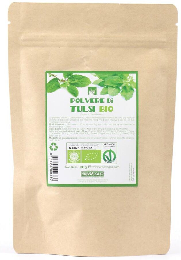 ERBAVOGLIO PRODUCTION Srl TULSI POLVERE BIO 100G