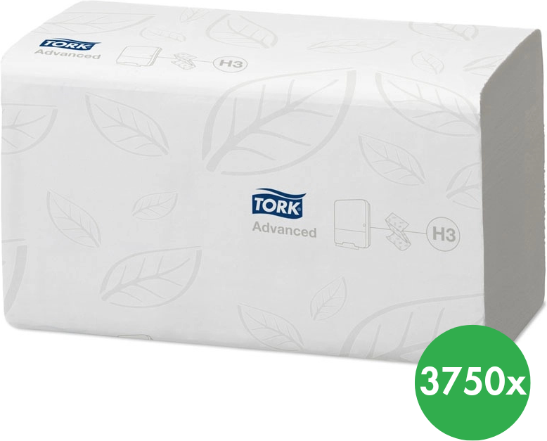 Tork Advanced Singlefold (ZZ) jemné papírové ručníky, 3750 ks
