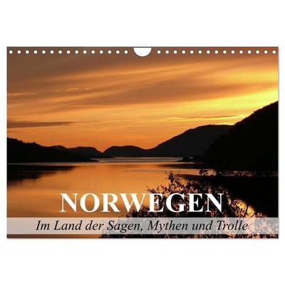 Norwegen - Im Land der Sagen, Mythen und Trolle (Wandkalender 2026 DIN A4 quer), CALVENDO Monatskalender