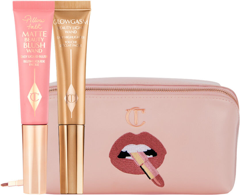 Pillow Talk Beauty Wands & Makeup Bag Kit - Makeup Kit Charlotte Tilbury 5694 Pillow Talk Beauty Wands & Makeup Bag Kit Size:
