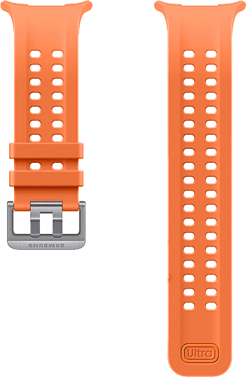 Correa - Samsung, Para Galaxy Watch Ultra2, Fácil ajuste, Compatible con Ultra (2025), Marine Band, Naranja
