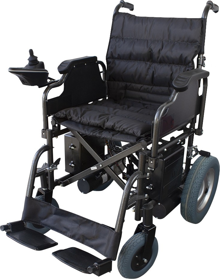Mobiclinic, Modell Cenit, elektrischer Rollstuhl, faltbar, für Behinderte, Invaliden, elektrischer Rollstuhl für Senioren, Kapazität 20 km, 24V, Farbe schwarz
