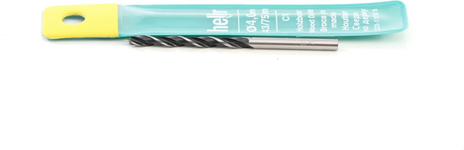 heller | PREMIUM TOOLS heller Holzbohrer, Serie 'CV', Ø/A/G: 4/43/75 mm