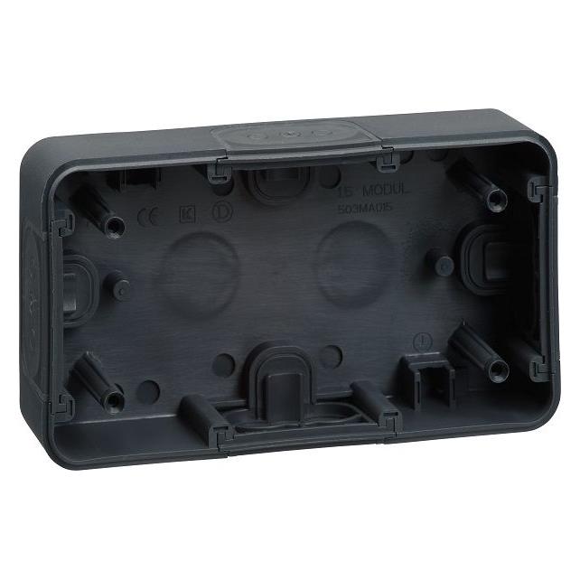 LK OPUS 74 Substrat 1? Modul horizontal, anthrazitgrau. (5703302167284)