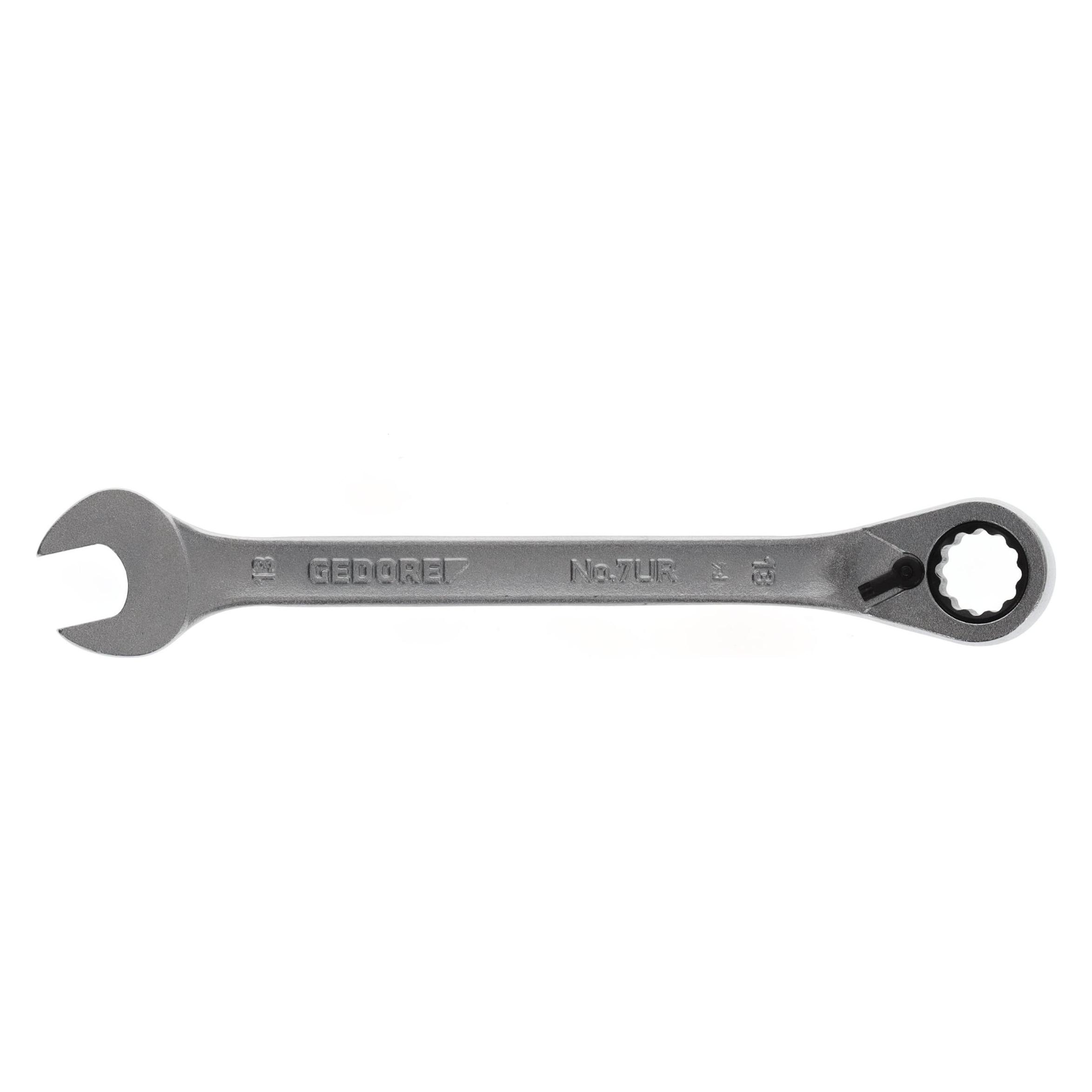 Gedore 7 UR 13 Maulschlüssel mit Ringratsche, umschaltbar, UD 13 mm (13 mm) (2297302)