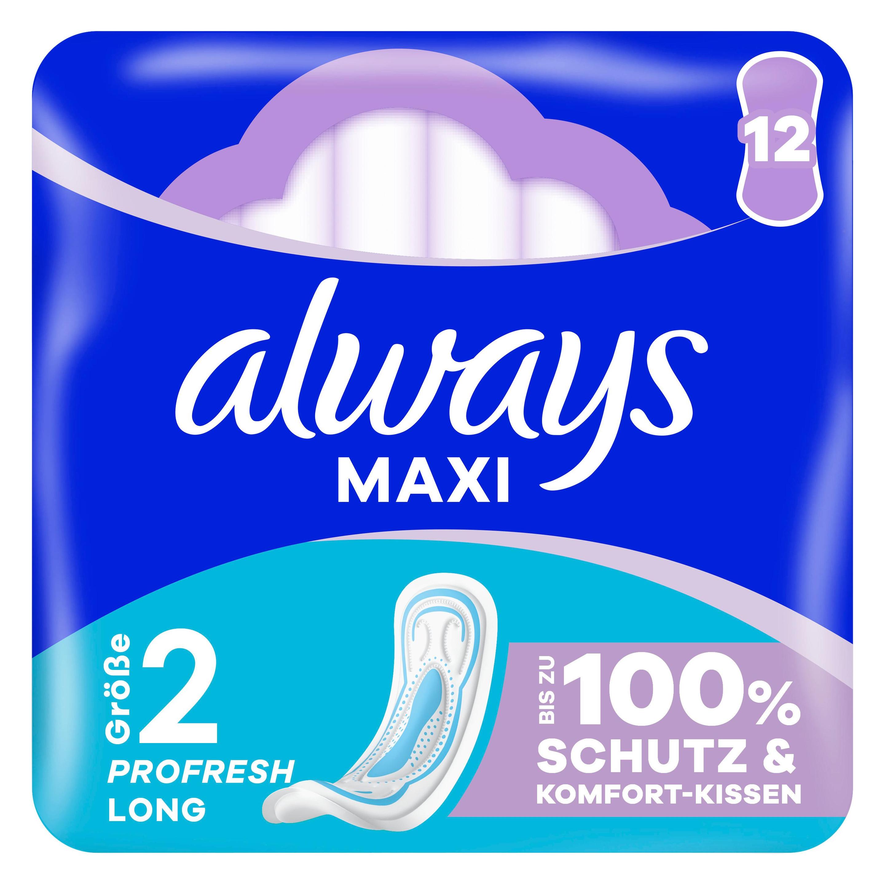 Always Maxi Binde ProFresh Long 12 Damenbinde 12 Stück (12x) (66627728)