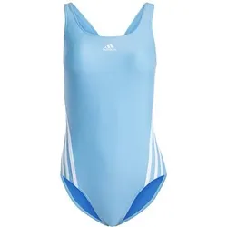 ADIDAS Damen Badeanzug 3-Streifen, Größe 36 in Blau Blau