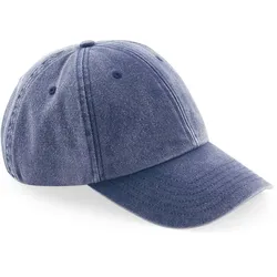Beechfield Unisex 6-Panel Niedrigprofil Kappe 'Vintage' Klassische Cap B655 vintage denim one size