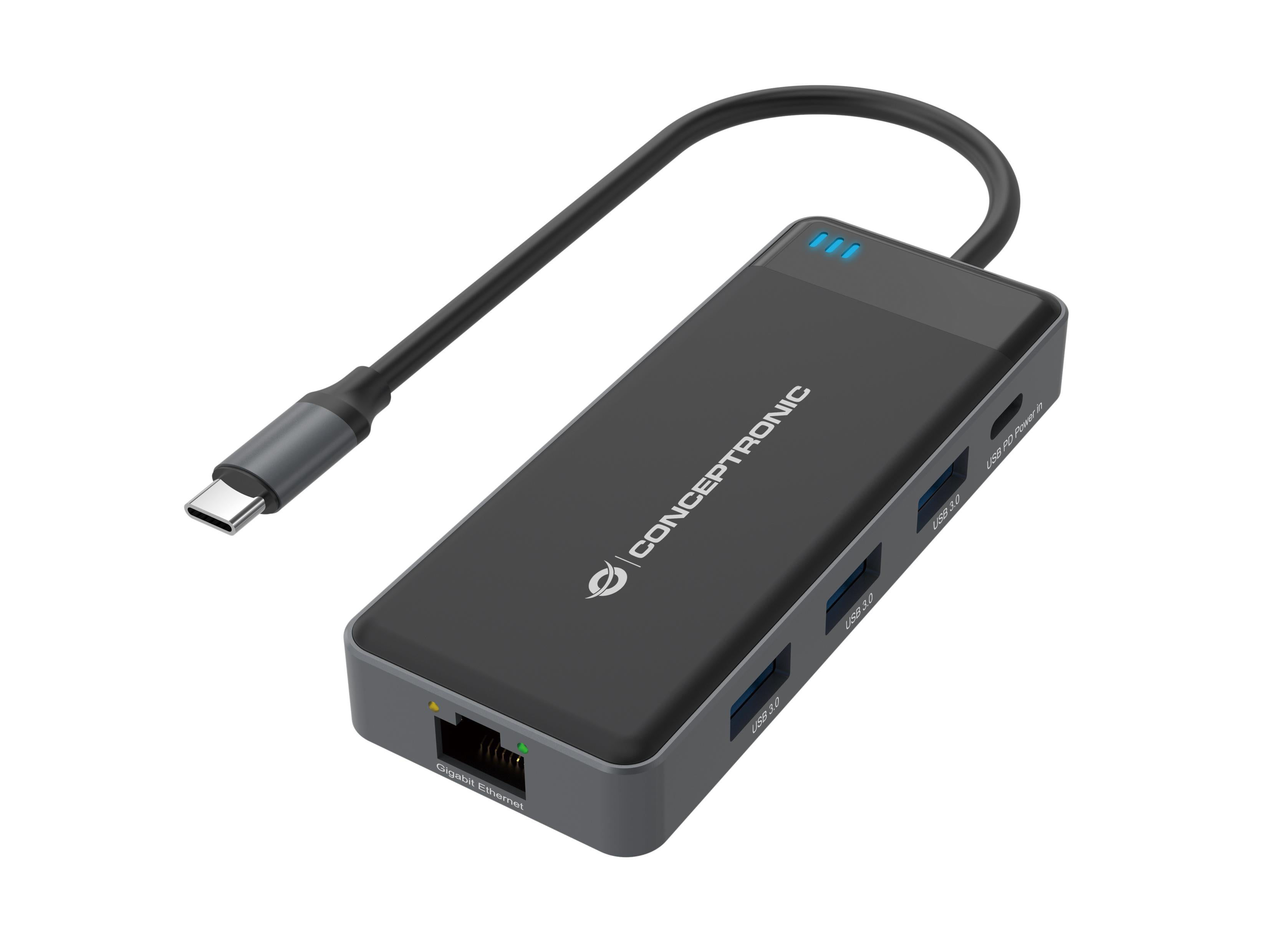 Conceptronic DONN14G 7-in-1 USB 3.2 Gen 1 Dockingstation