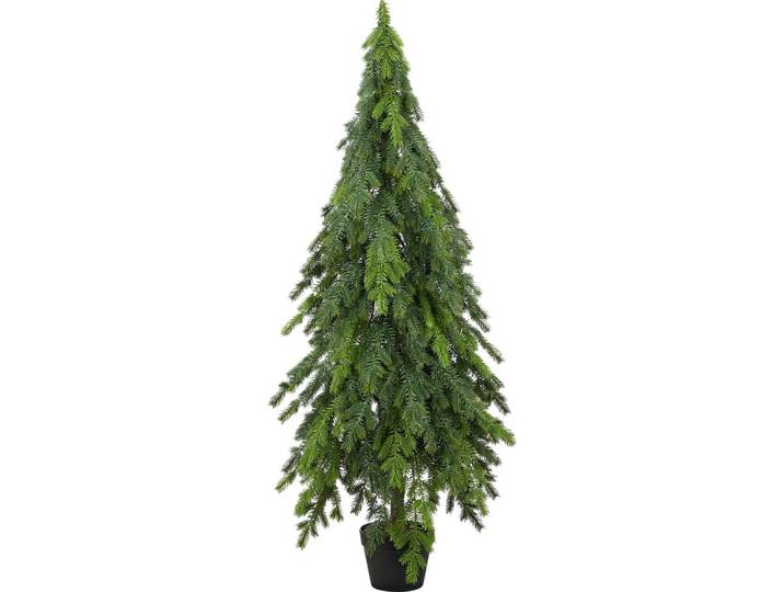 Kunstpflanze Fichten- pyramidenbaum Grün/Braun