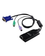 ATEN Tastatur- / Video- / Maus- KVM- Adapter RJ-45 W bis PS/2 HD-15 VGA M für ALTUSEN KH1508 KH1516 KH2508 KH2516 KL1508 KVM over IP (KA7520-AX)