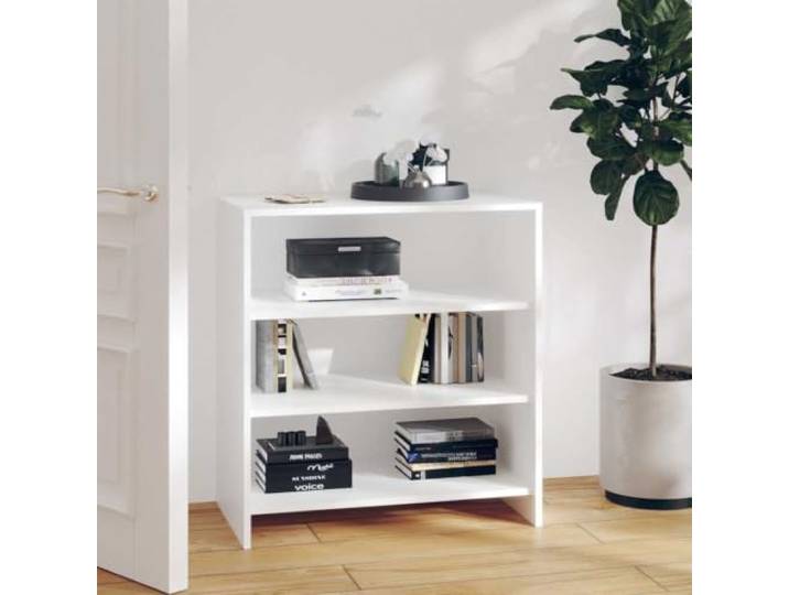 HEFZGDB Modernes Sideboard mit großer Stellfläche und robuster Oberplatte für Deko, weißes Sideboard aus Holzwerkstoff mit DREI Ablagefächern für das Wohnzimmer