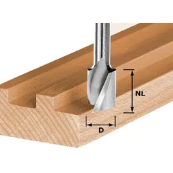 Festool Spiralnutfräser Nutfräser Fräser HS Schaft 8 mm D8 490945 für Fräse