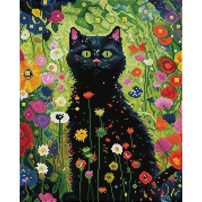 DIAMOND DOTZ - Diamond Painting Katze im Garten